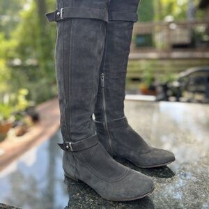 Belle by SIGERSON MORRISON Gray Suede Mikalo Over the Knee Boots size 6B